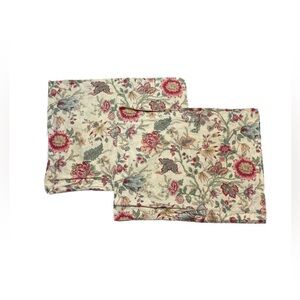 Pottery Barn Marie Palampore Pillowcases Pair Shams Multicolored